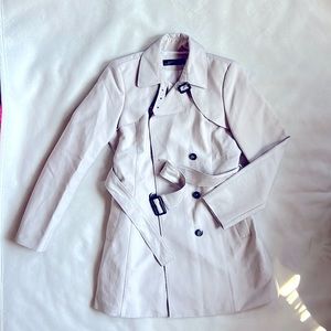 Zara long cotton trench
